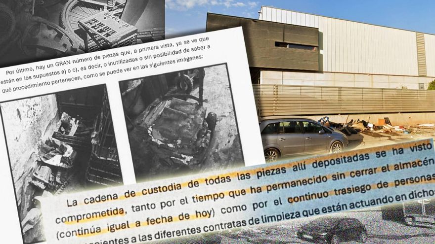Los informes oficiales de las pruebas judiciales dañadas por la DANA: cadena de custodia "comprometida" y pillaje
