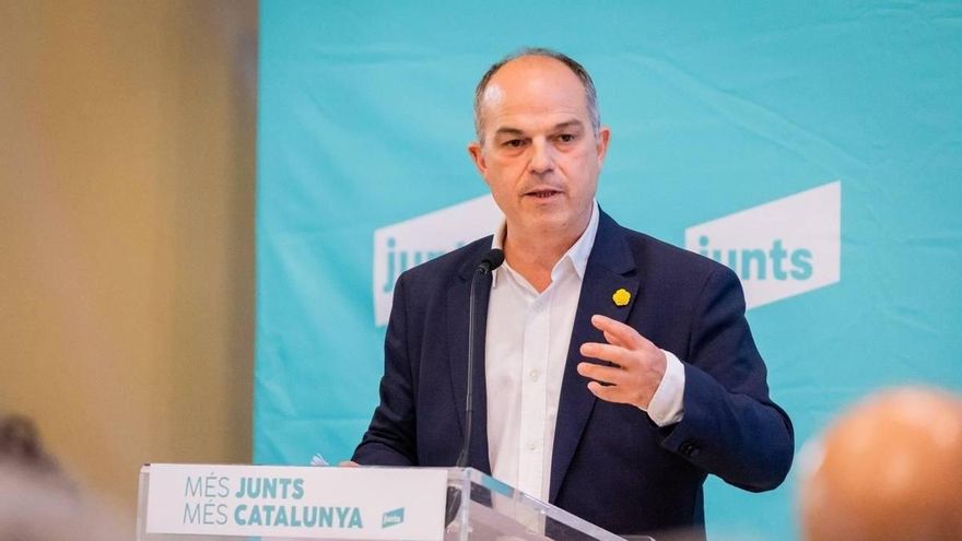 El secretario general de Junts, Jordi turull, en un acto del partido en Lleida.