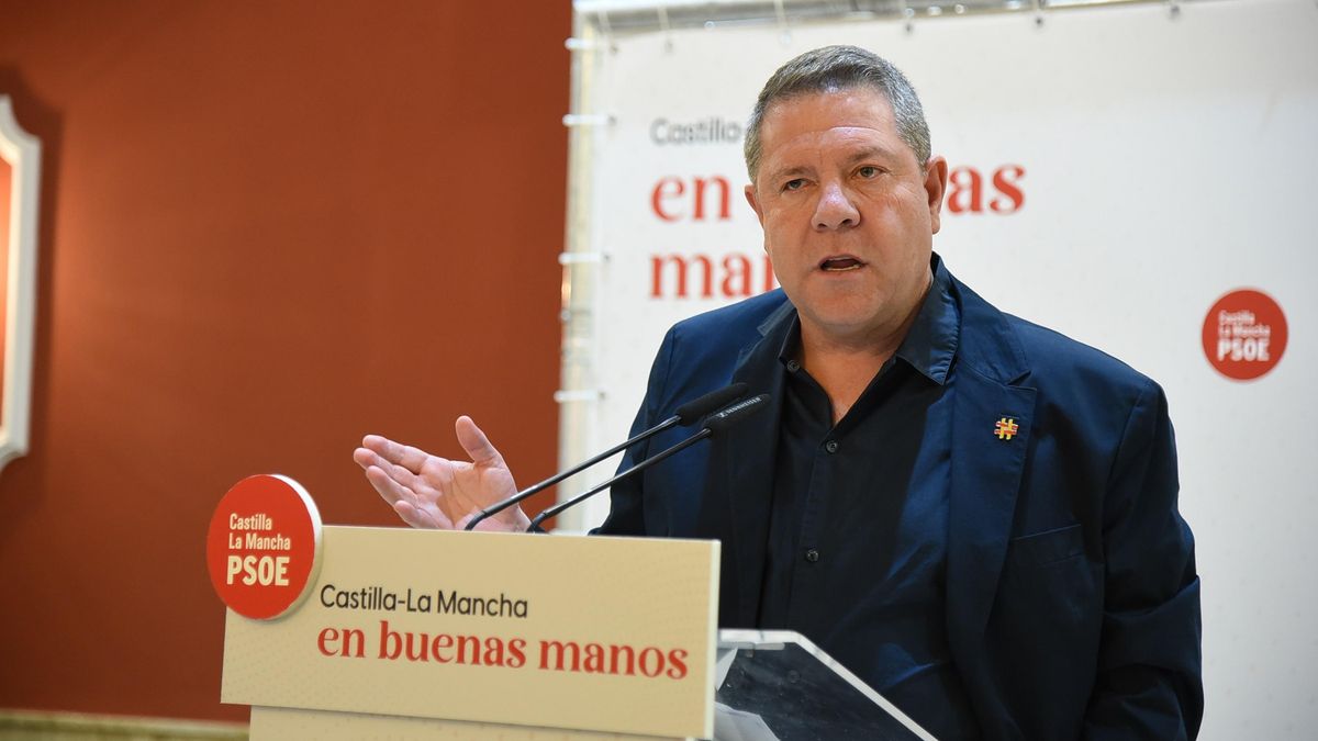 El presidente de Castilla-La Mancha, Emiliano García-Page, en un acto en Membrilla.