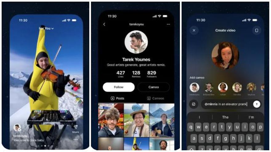 OpenAI presenta Sora 2, una app como TikTok en la que todo está hecho con IA: "Tienes que probarla para entenderla"