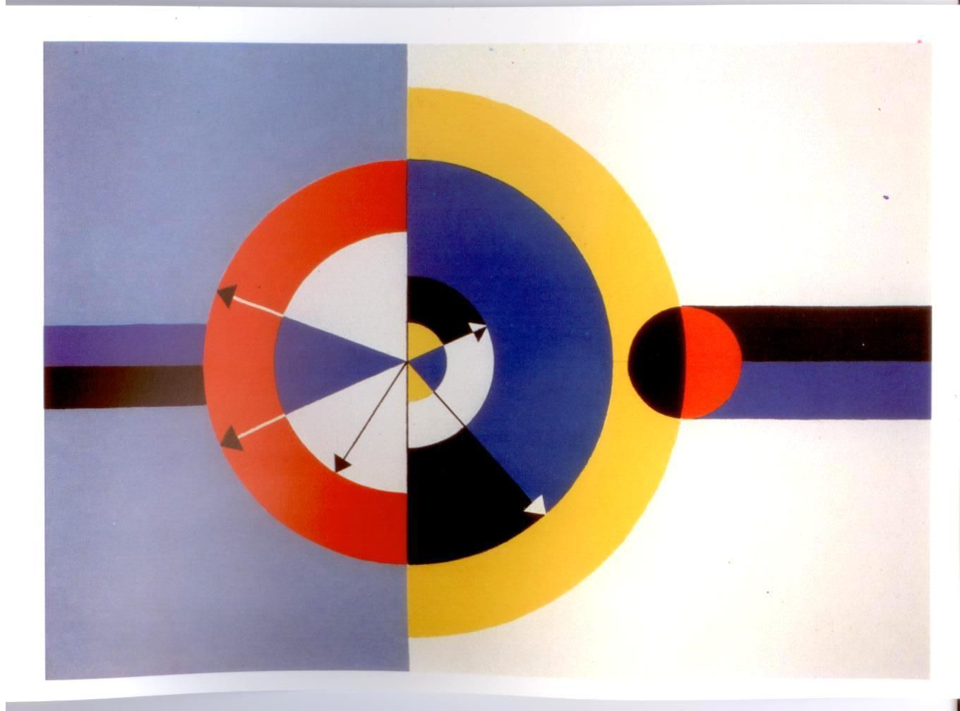 Sin título .Banderas del Cosmos. César Manrique, 1985.