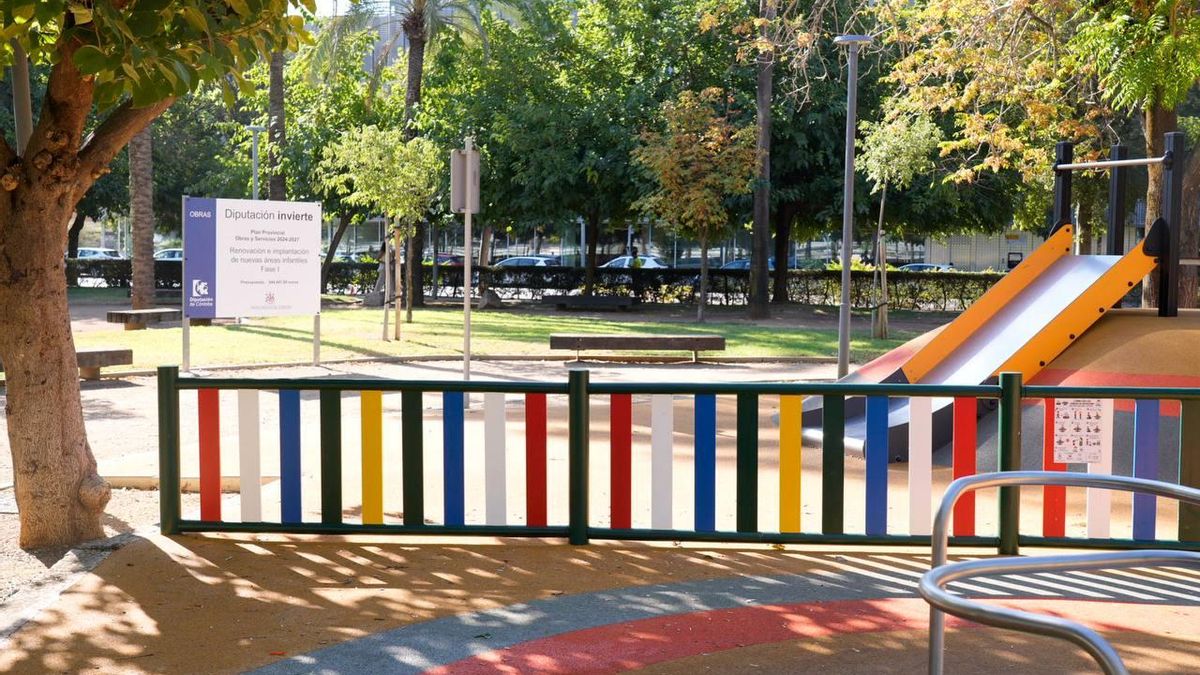Parque reformado en el Vial Norte