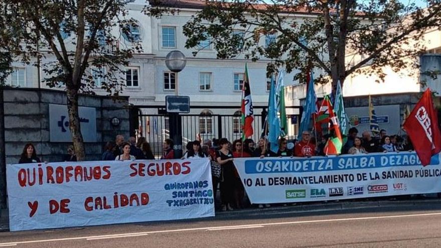 Los sindicatos denuncian que Osakidetza se desprenderá de 2.200 contratados temporales a los que no puede estabilizar