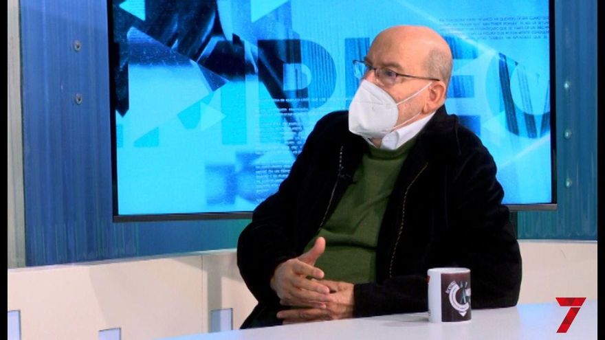 Juan Guerra, hermano del exvicepresidente del Gobierno Alfonso Guerra, en una entrevista en 7TV Andalucía.