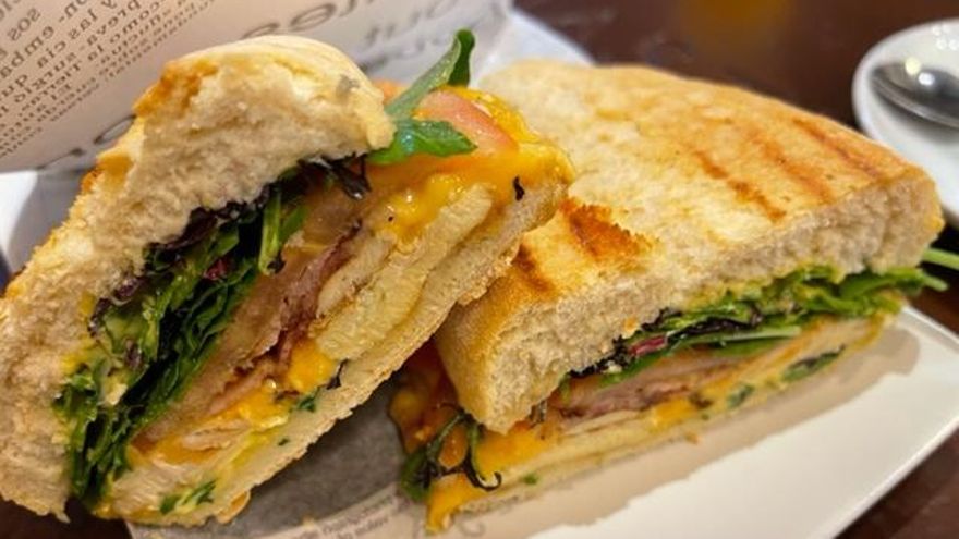 Bocadillo de pollo con todo