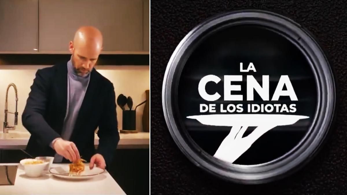 Gonzalo Miró sirve la mesa en la primera promo de 'La cena de los idiotas', su nuevo programa con RTVE