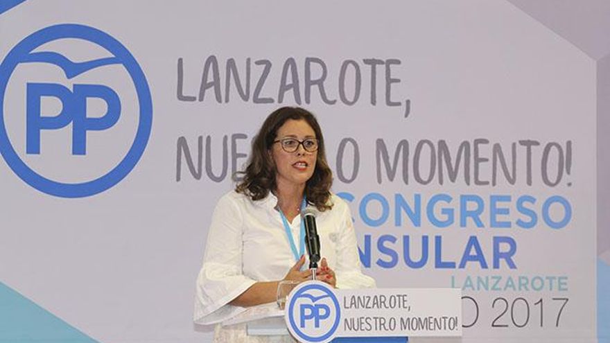 Astrid Pérez, presidenta del Partido Popular de Lanzarote