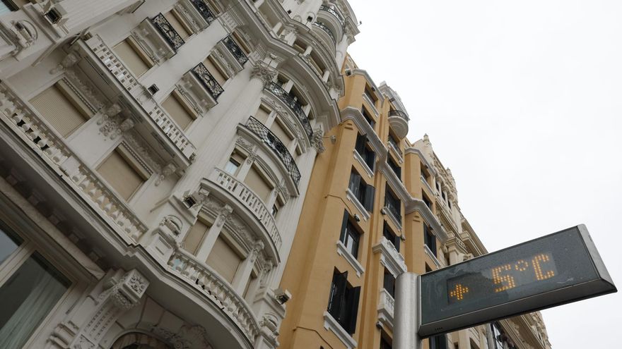 Nieve, frío y viento fuerte deja la borrasca Ingrid este fin de semana en Madrid