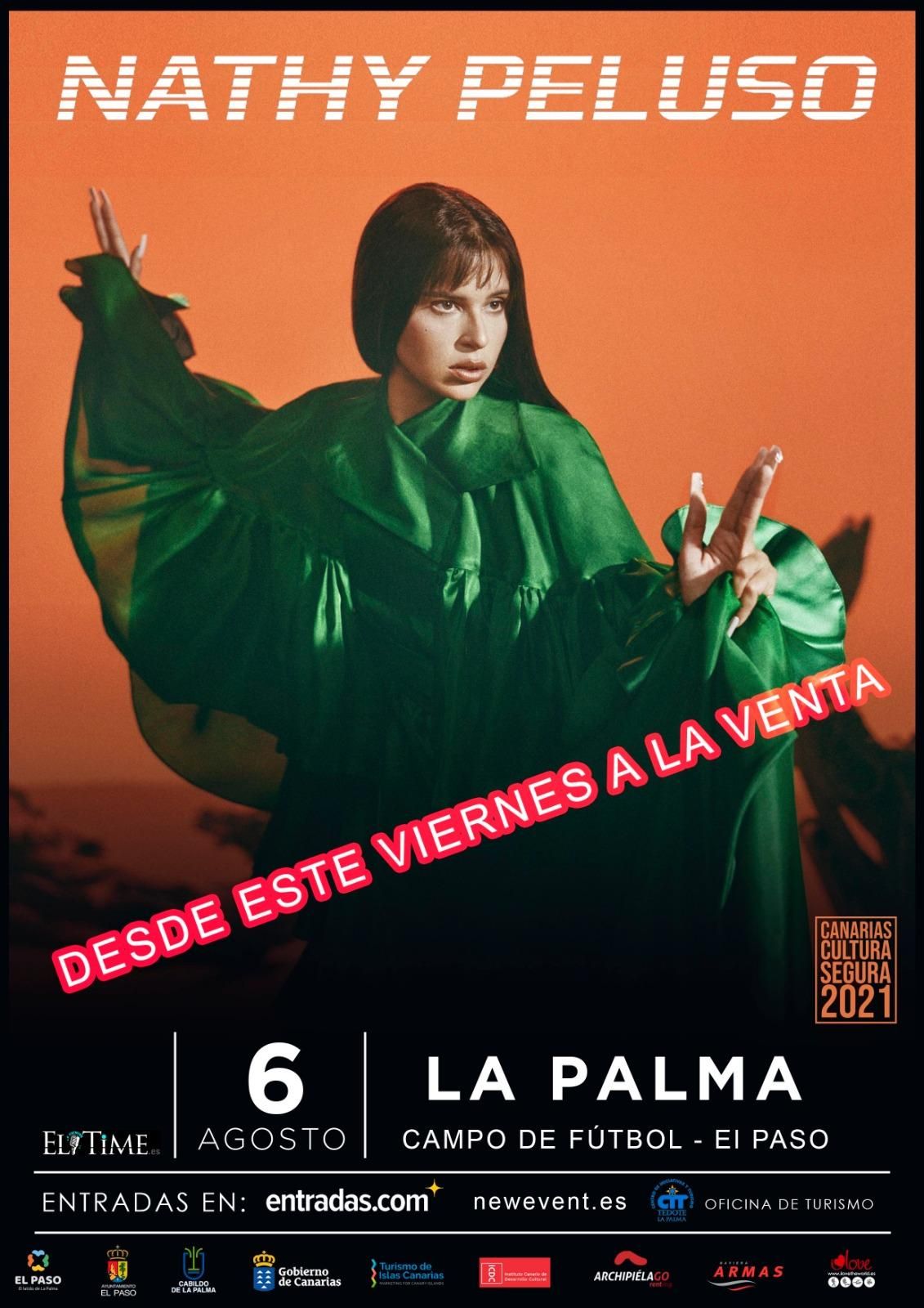 Cartel de la venta de entradas del concierto.