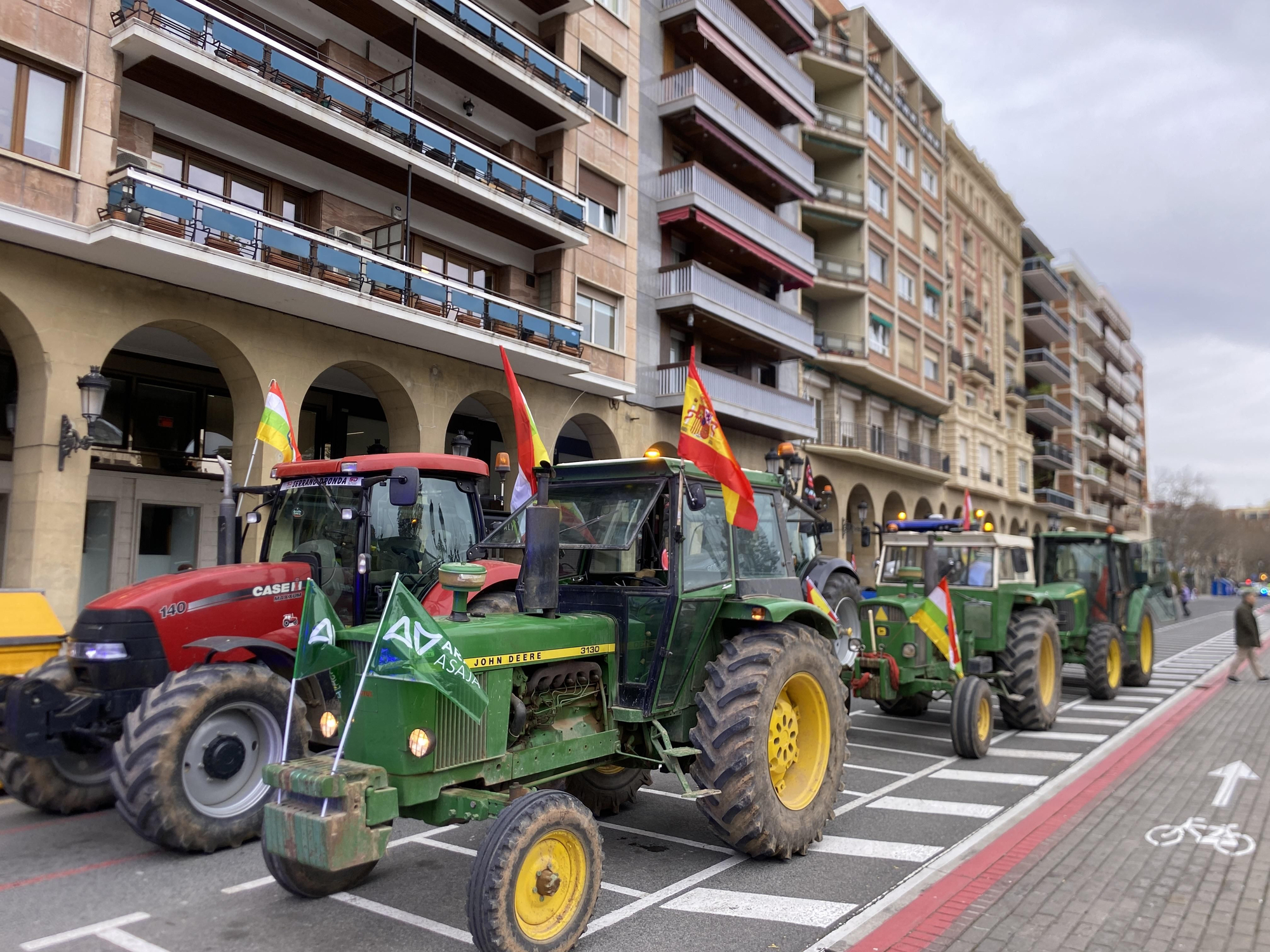 Tractorada en Logroño: "El campo ya no puede más"
