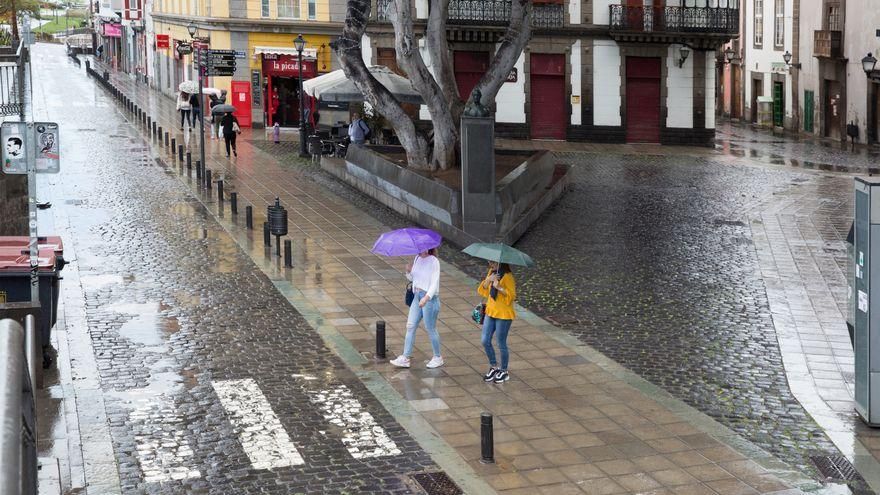 Canarias inicia la semana con un descenso de temperaturas y lluvias al norte de Gran Canaria y Tenerife