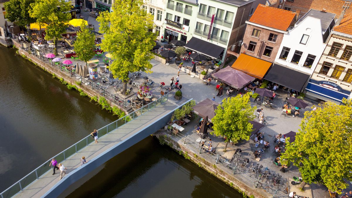 Terrazas, Vismarkt Mechelen.