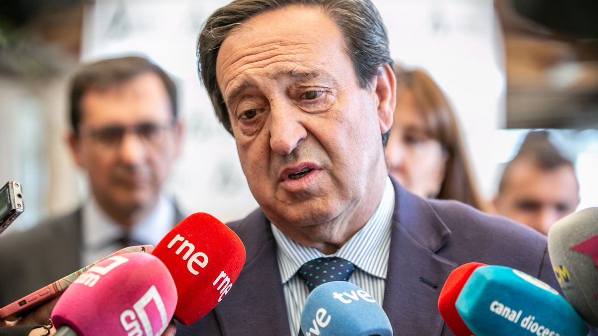 El presidente nacional de Asaja,. Pedro Barato, asiste a la clausura del Encuentro de Mujeres del Medio Rural ‘Mujer y liderazgo’.