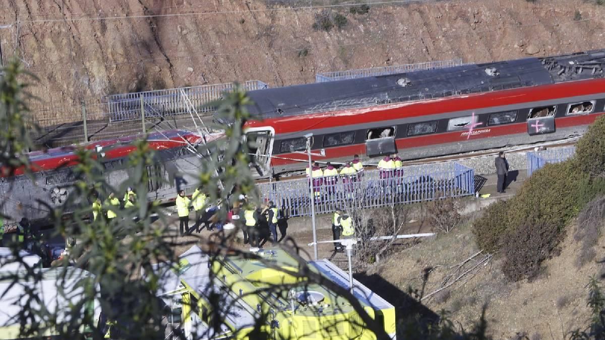 Las imágenes del accidente ferroviario de Adamuz