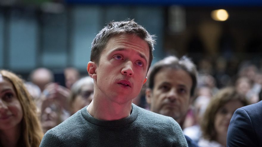 El líder de Más País, Íñigo Errejón, en el acto del proyecto Sumar.