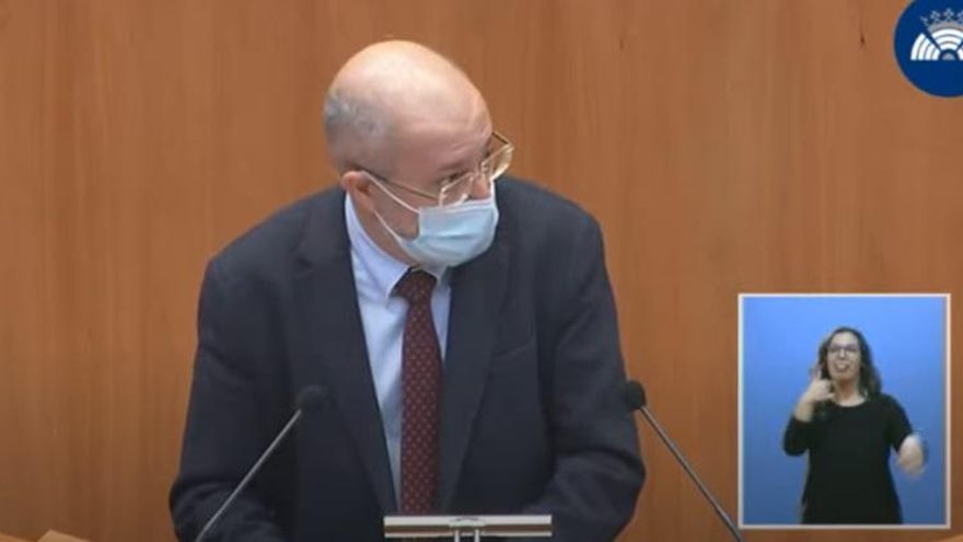 Igea en un momento del pleno.