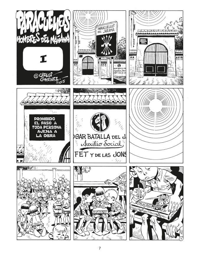 Una página de 'Paracuellos', de Carlos Giménez