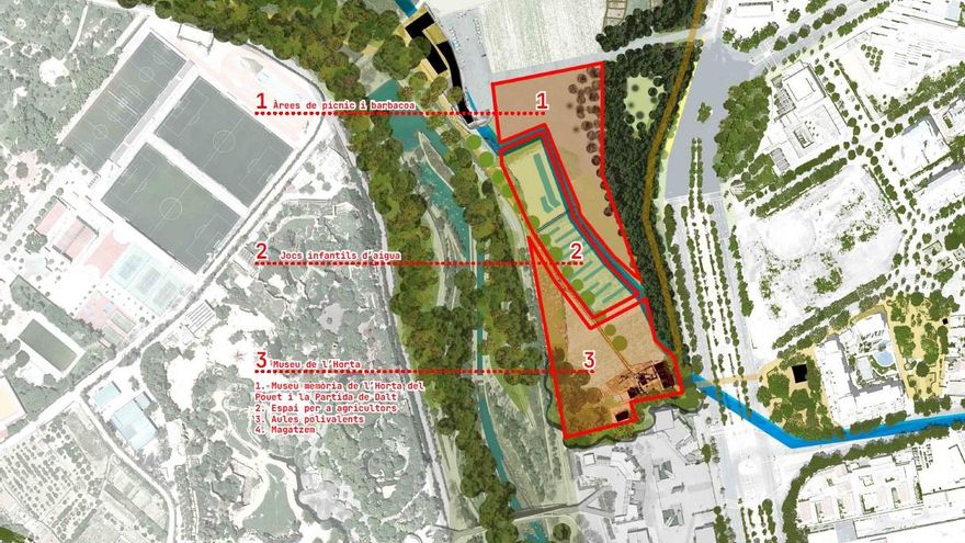 Plano del proyecto propuesto por los vecinos.