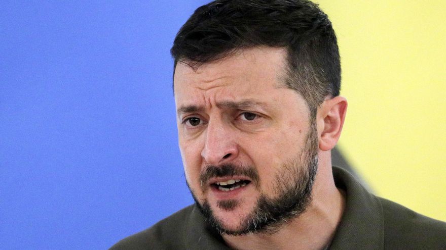 El presidente de Ucrania, Volodímir Zelenski.