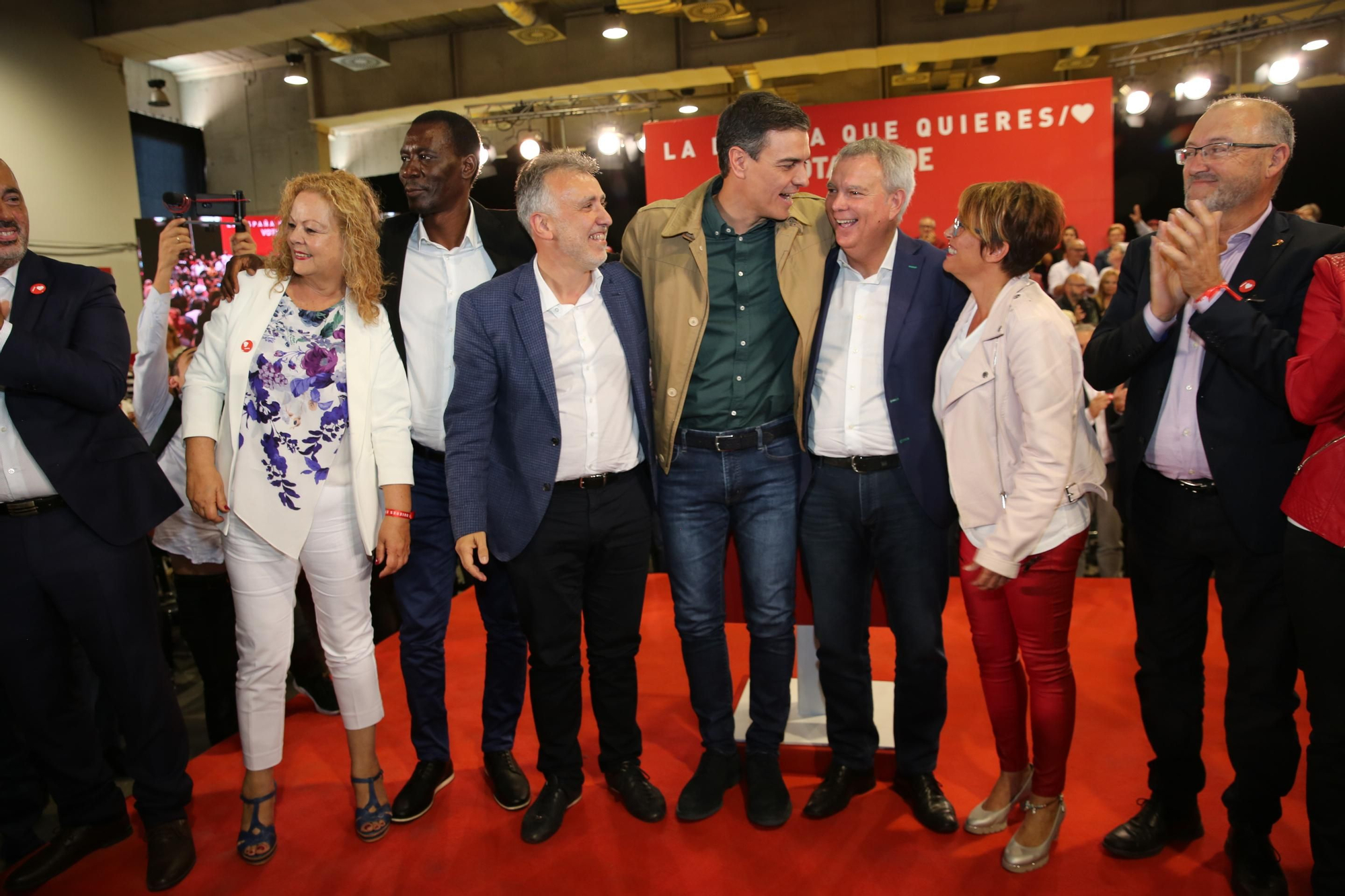 Mitin de Pedro Sánchez en Las Palmas de Gran Canaria