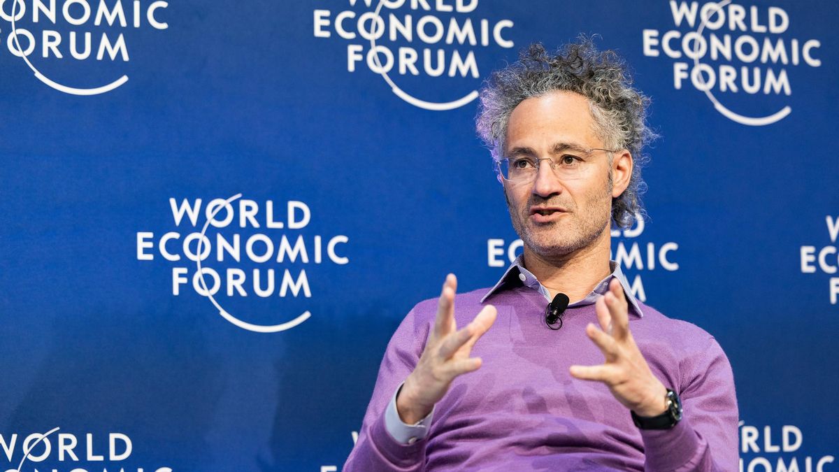 Alex Karp, en el World Economic Forum