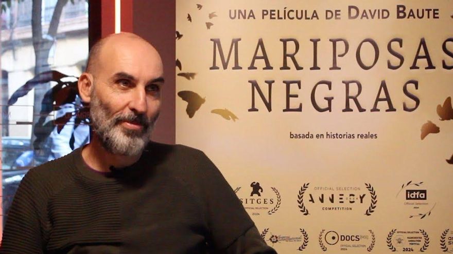 El cineasta David Baute, director de 'Mariposas negras'.