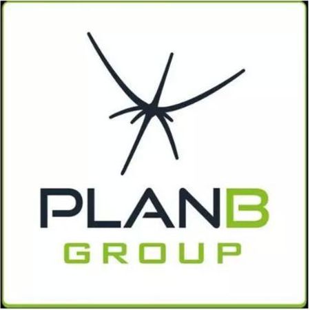 Logotipo de Plan B Group.