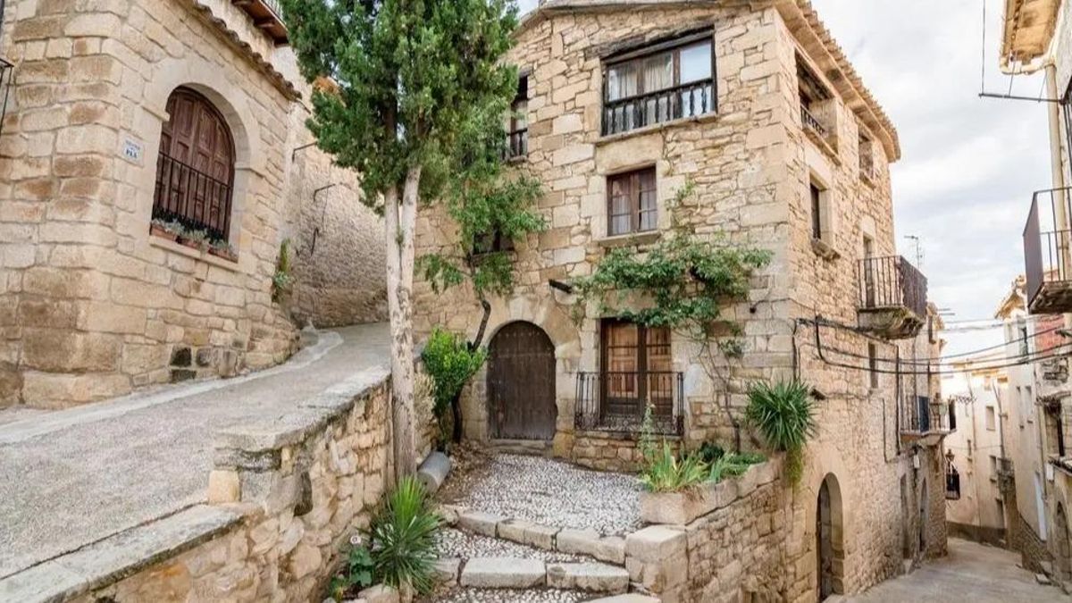 Casco histórico de Calaceite, en Teruel.