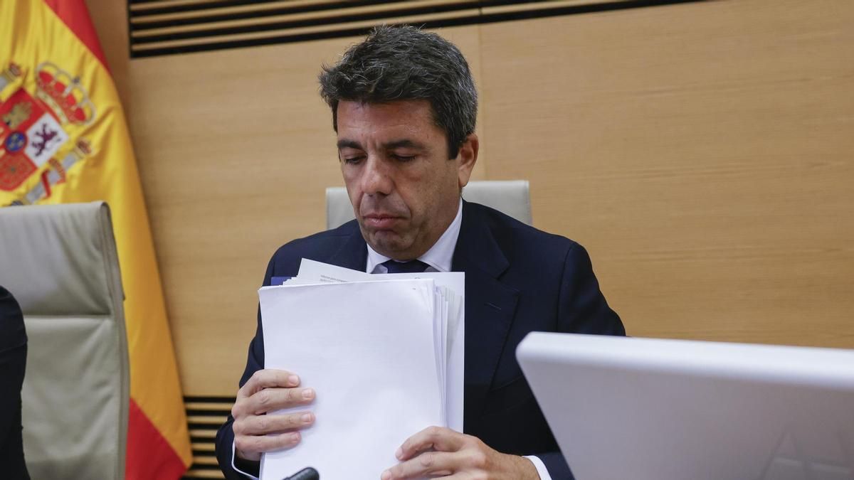Mazón y Argüeso comparecerán el 21 de septiembre ante la comisión de la dana del Congreso