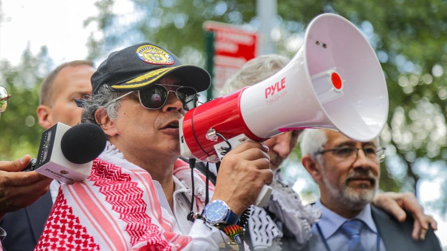 EEUU revoca el visado a Gustavo Petro tras manifestarse contra el genocidio de Gaza en Nueva York