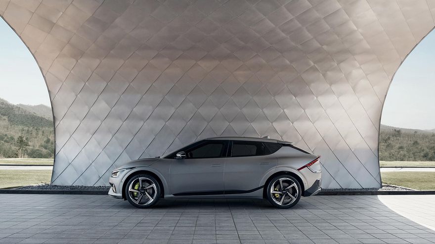 El Kia EV6 tiene una longitud de 4,68 metros.