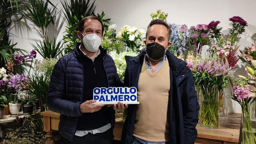 Mariano Zapata destaca el talento de David Heríquez, el palmero cofundador de la empresa de flores y eventos Floreale