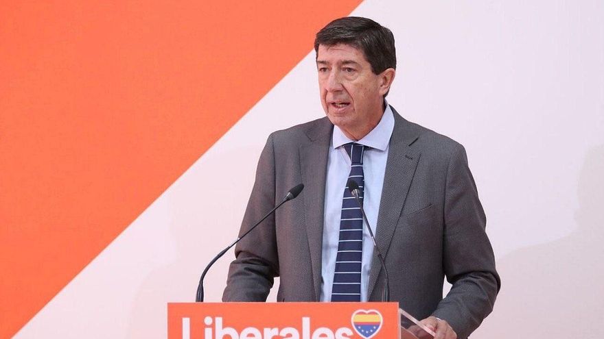 El vicepresidente de la Junta y coordinador de Cs en Andalucía, Juan Marín.