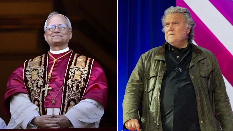 León XIV, un papa en la lista negra de Steve Bannon: "Por desgracia es de los más progresistas"