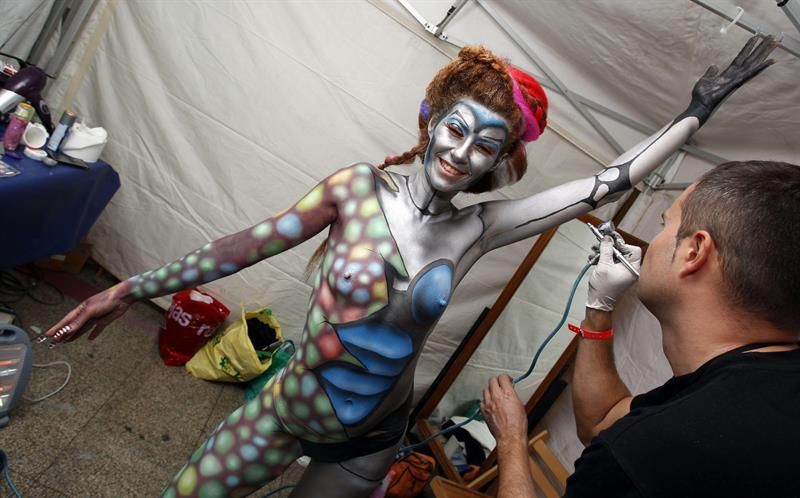 Concurso de maquillaje corporal