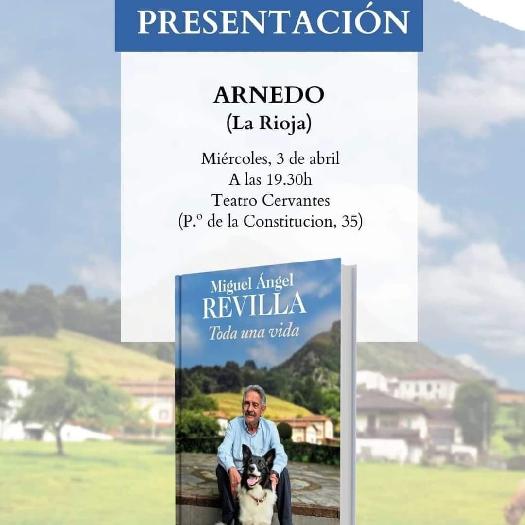 Presentación en Arnedo del libro de Miguel Ángel Revilla