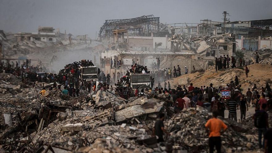 Los crímenes de Israel en Gaza, en imágenes: desplazamiento, hambruna, asesinatos y destrucción