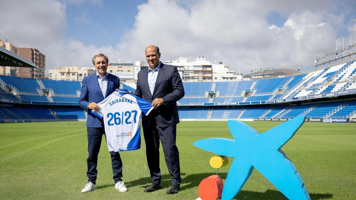CaixaBank renueva como patrocinador oficial y socio financiero del Club Deportivo Tenerife
