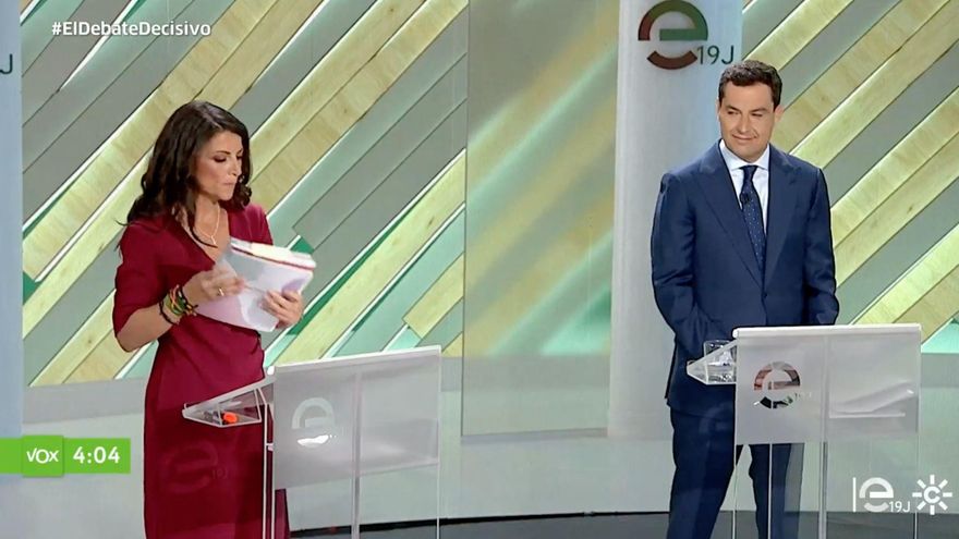 Macarena Olona y Juanma Moreno.