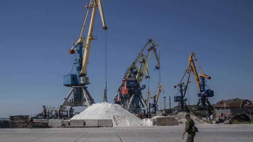 Ucrania anuncia que comenzará a exportar cereal por mar esta semana EFE/EPA/SERGEI ILNITSKY