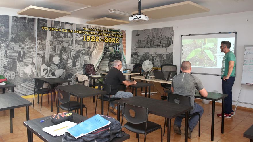 Aula de formación de la cooperativa Agrícola del Norte de Gran Canaria.