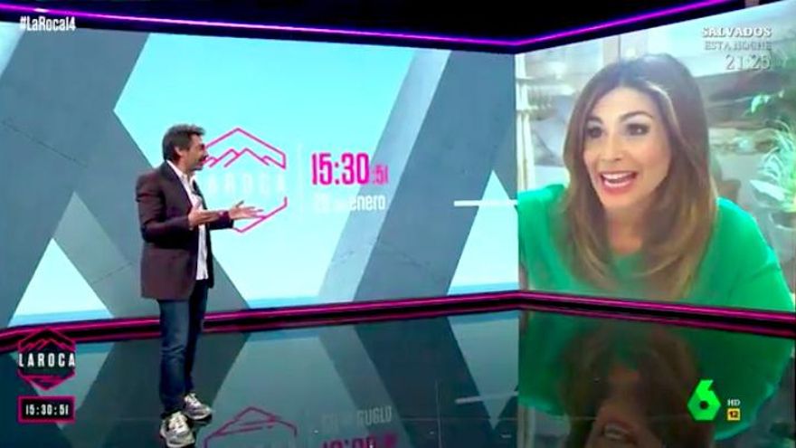 Nuria Roca no perdió de vista a Juan del Val como presentador de 'La Roca': "¡Déjame tranquilo!"
