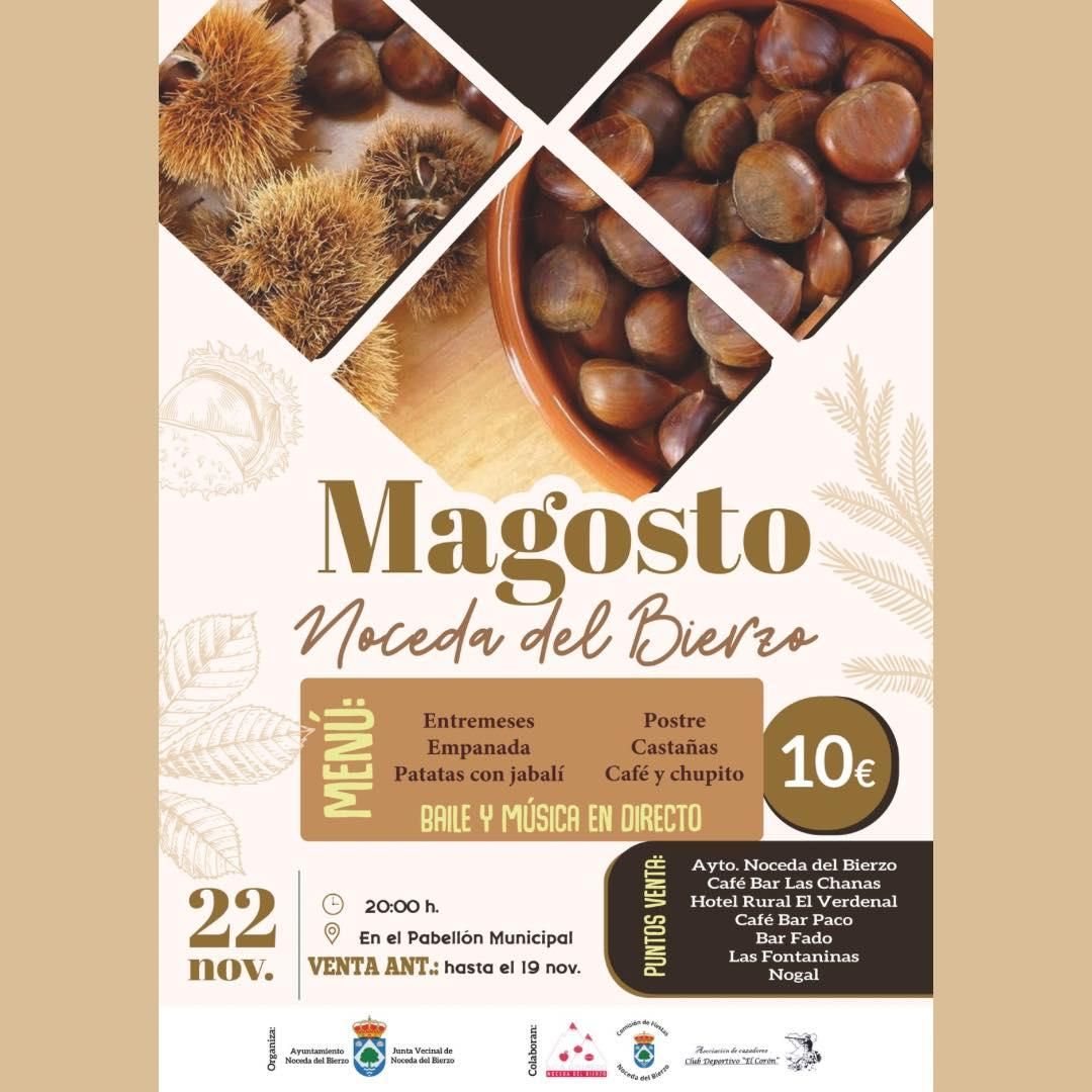Programa de magosto de Noceda del Bierzo.