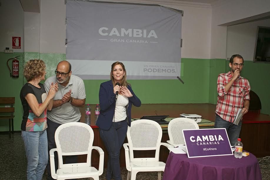 Encuentro ciudadano de Podemos. (ALEJANDRO RAMOS)