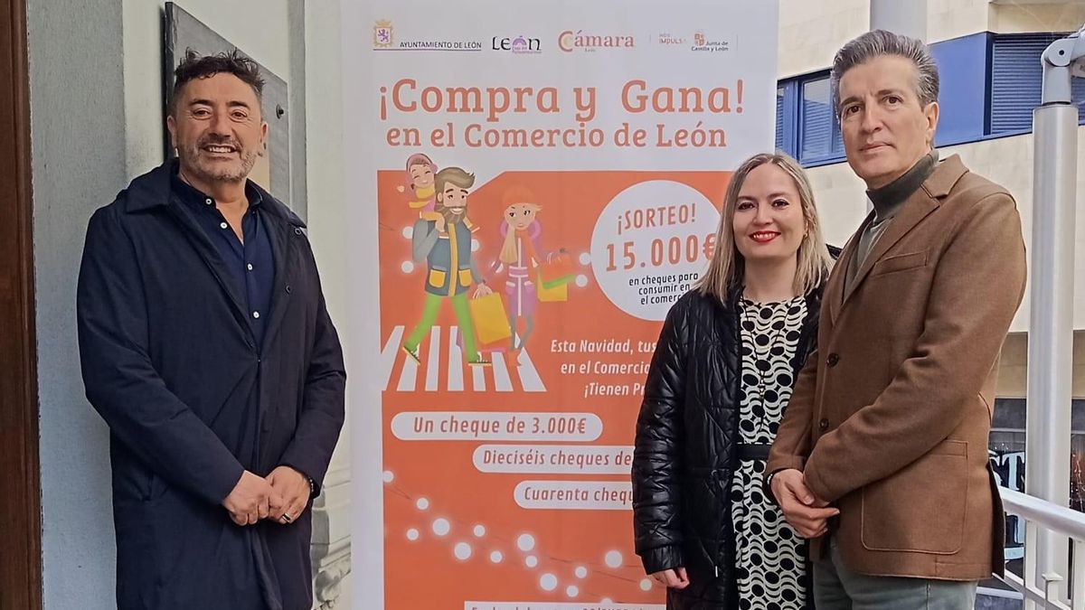 León incentiva las compras de Navidad en el comercio local con 15.000 euros en premios