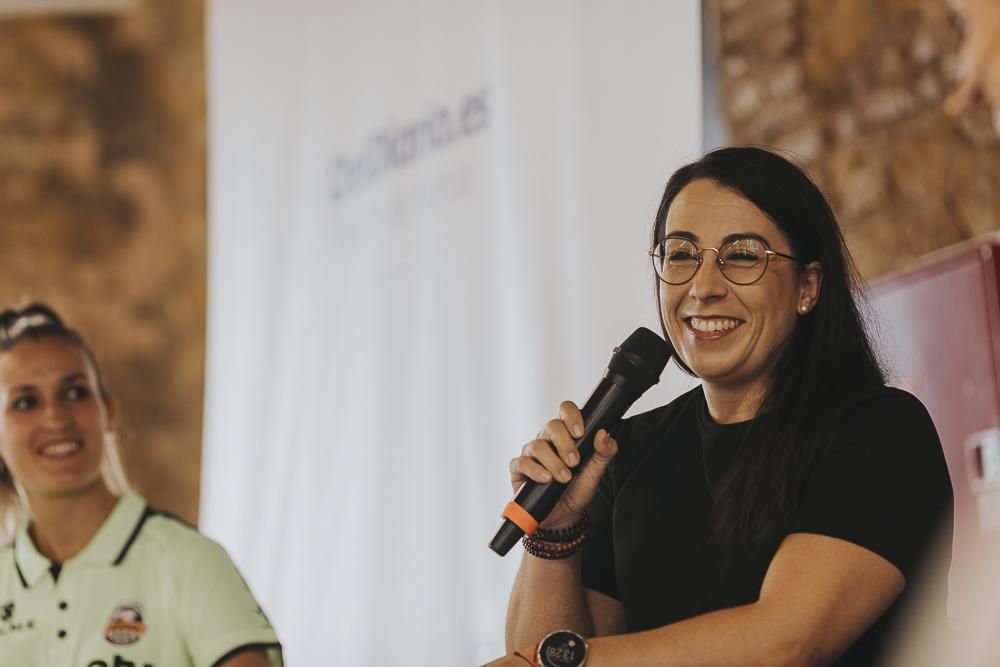 Esther Mora, doble campeona del mundo de levantamiento de kettlebells.