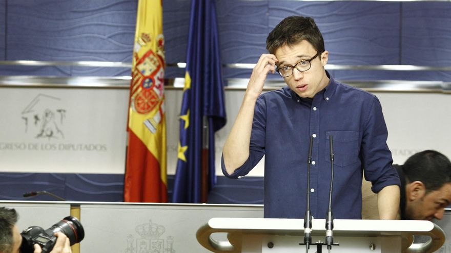 Rueda de prensa de Íñigo Errejón en el Congreso