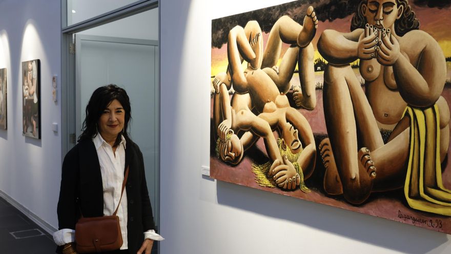 Edouard Lazarguren, pintor que huyó a Francia durante la Guerra Civil, regresa a su Bilbao natal en forma de exposición