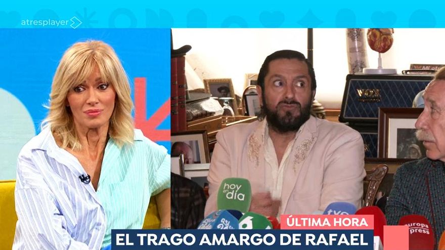 Susanna Griso estalla contra Rafael Amargo en Antena 3 por colarle un cebo de Telecinco en directo