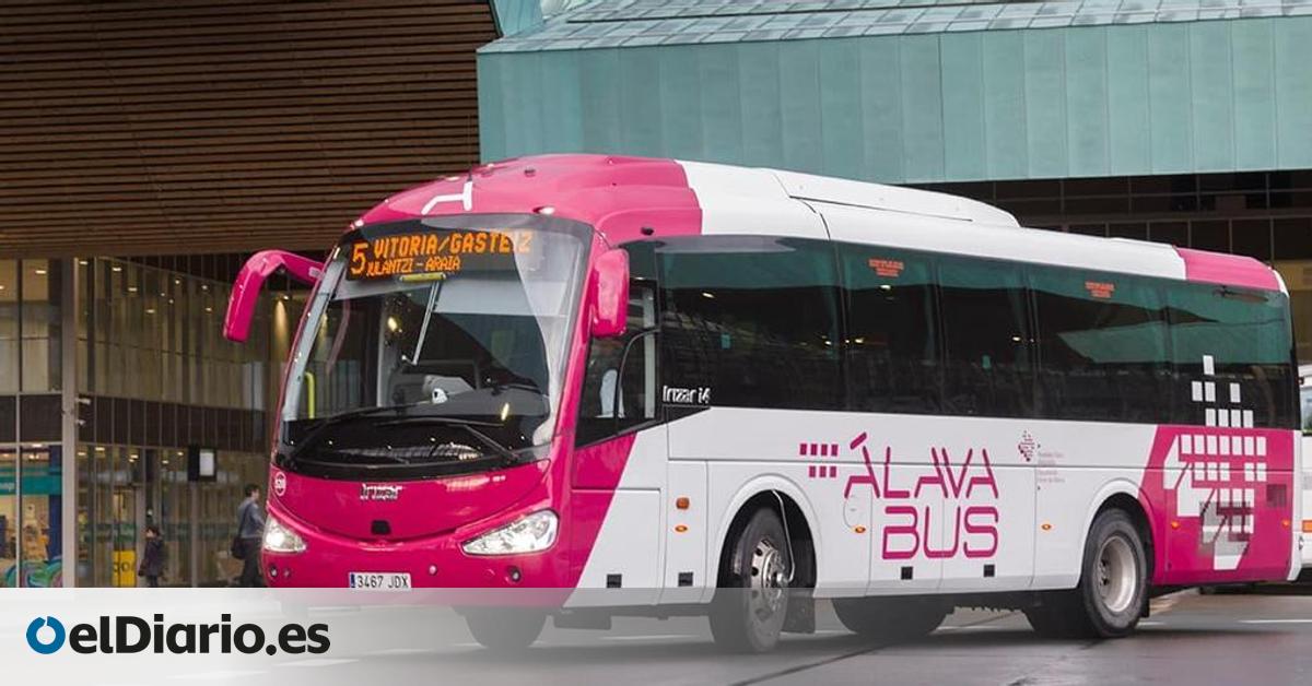 Sancionada una empresa de autobuses de Álava por solventar una avería en una puerta con unos pantalones vaqueros
